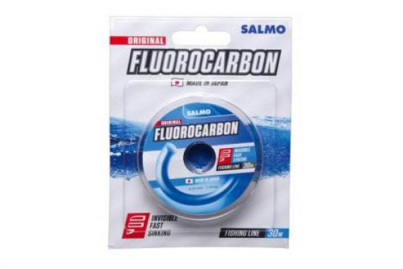 Флюорокарбоновая леска SALMO Fluorocarbon, размотка 30 м., прозрачная