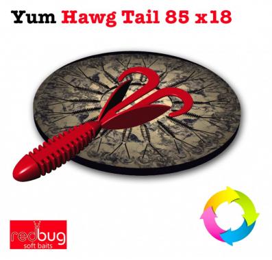 Yum Wooly Hawg Tail 85 x18 (реплика)