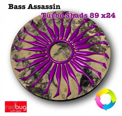 Bass Assassin Turbo Shads 89 x24 (реплика)