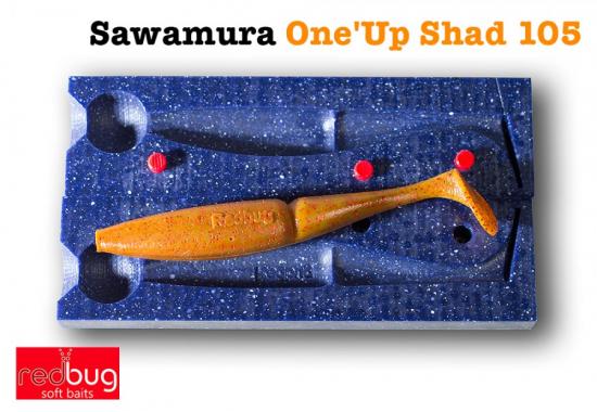Sawamura One'up shad 105 (реплика)