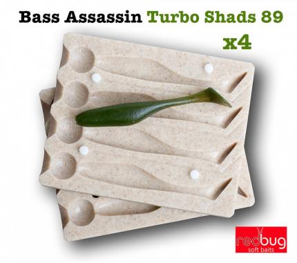 Bass Assassin Turbo Shads 89 x4 (реплика)