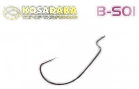 Крючок B-SOI WORM BN №1/0 L-42мм Kosadaka (уп.6шт.) 3027BN-1/0