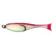 Поролоновая рыбка (двойник),10см бело-красная