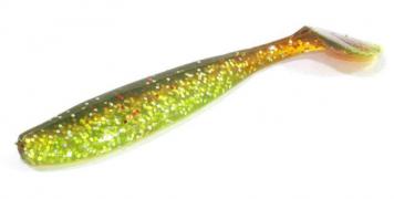 Приманка съедобная ALLVEGA Tail Shaker 10см 6,5г (7шт) цвет green oil confetti