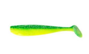 Приманка съедобная ALLVEGA Tail Shaker 15см 22г (3шт) цвет salad green silver flake